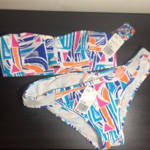 Two piece multi color